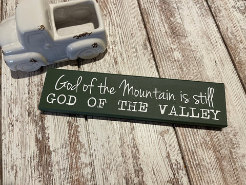 God in the valley