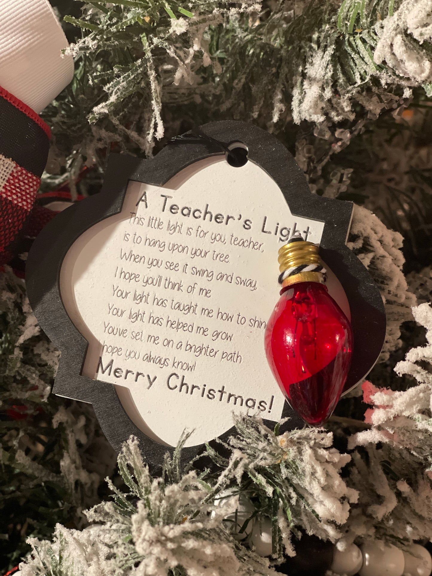 Teacher/Friendship Ornament