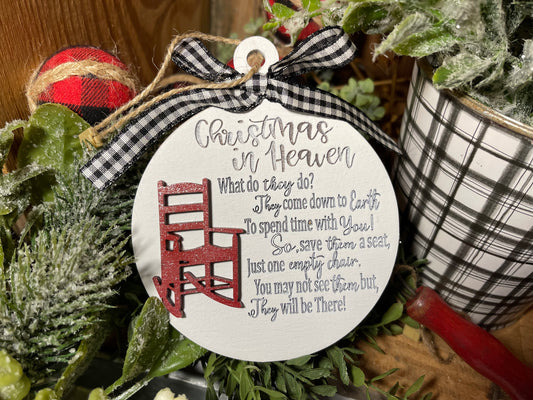 Christmas In Heaven Ornament